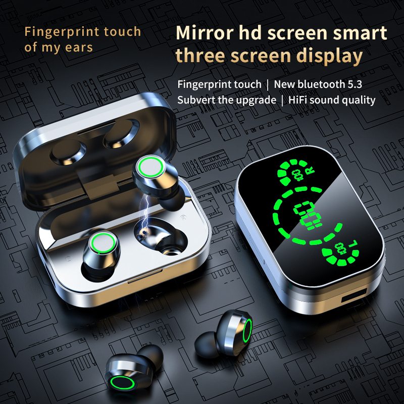 YD03 TWS Earbuds with Display